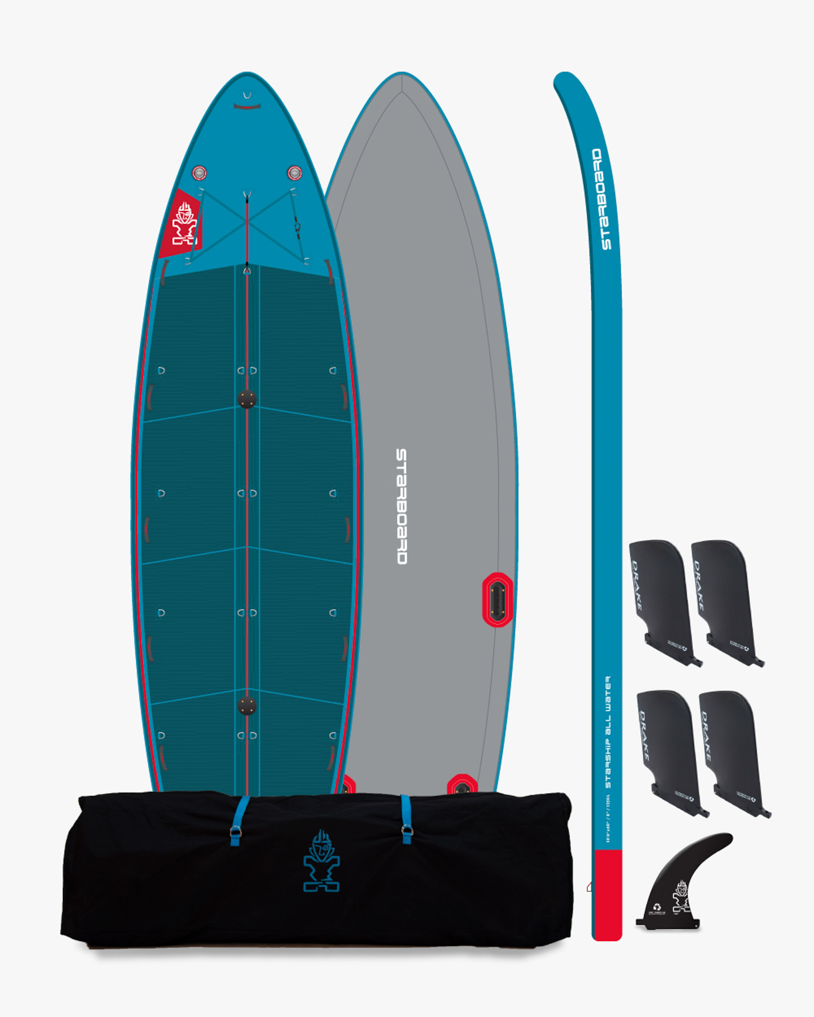 WS STARSHIP ALL WATER 18'6" X 60" X 8" 제품 이미지